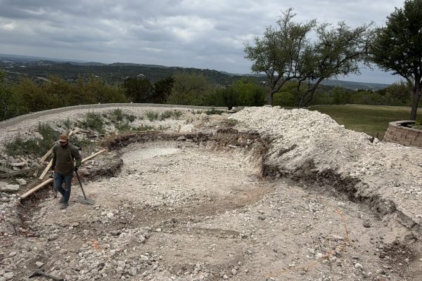 Hole in ground